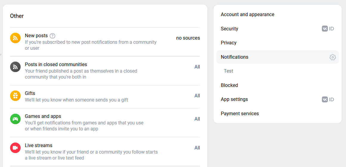 Configuring notifications