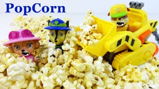 ЩЕНЯЧИЙ ПАТРУЛЬ новые серии ПОПКОРН и Крепыш на ЭКСКАВАТОРЕ мультик для детей про машинки и игрушки